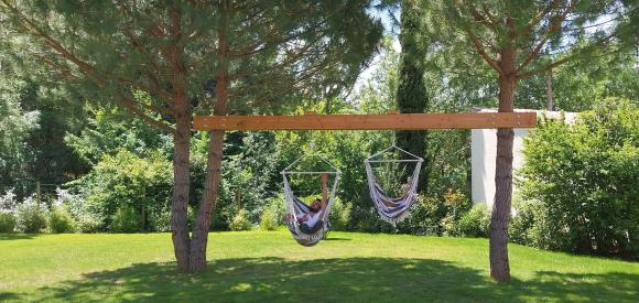 Dôme esprit bohême avec piscine, spa et sauna individuels, à 10 min de Carcassonne