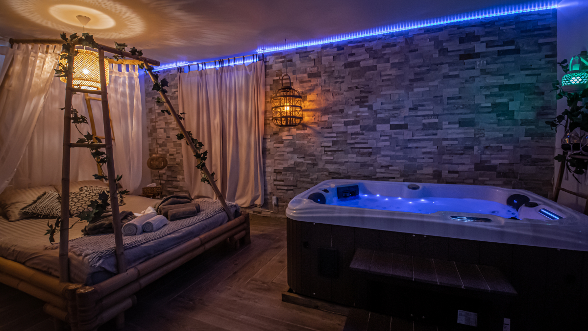 S jour romantique avec spa  int rieur  une heure de Paris  